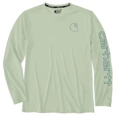 Carhartt Mens Force Sun Defender Lightweight Long Sleeve Logo Graphic TShirt - Image 4